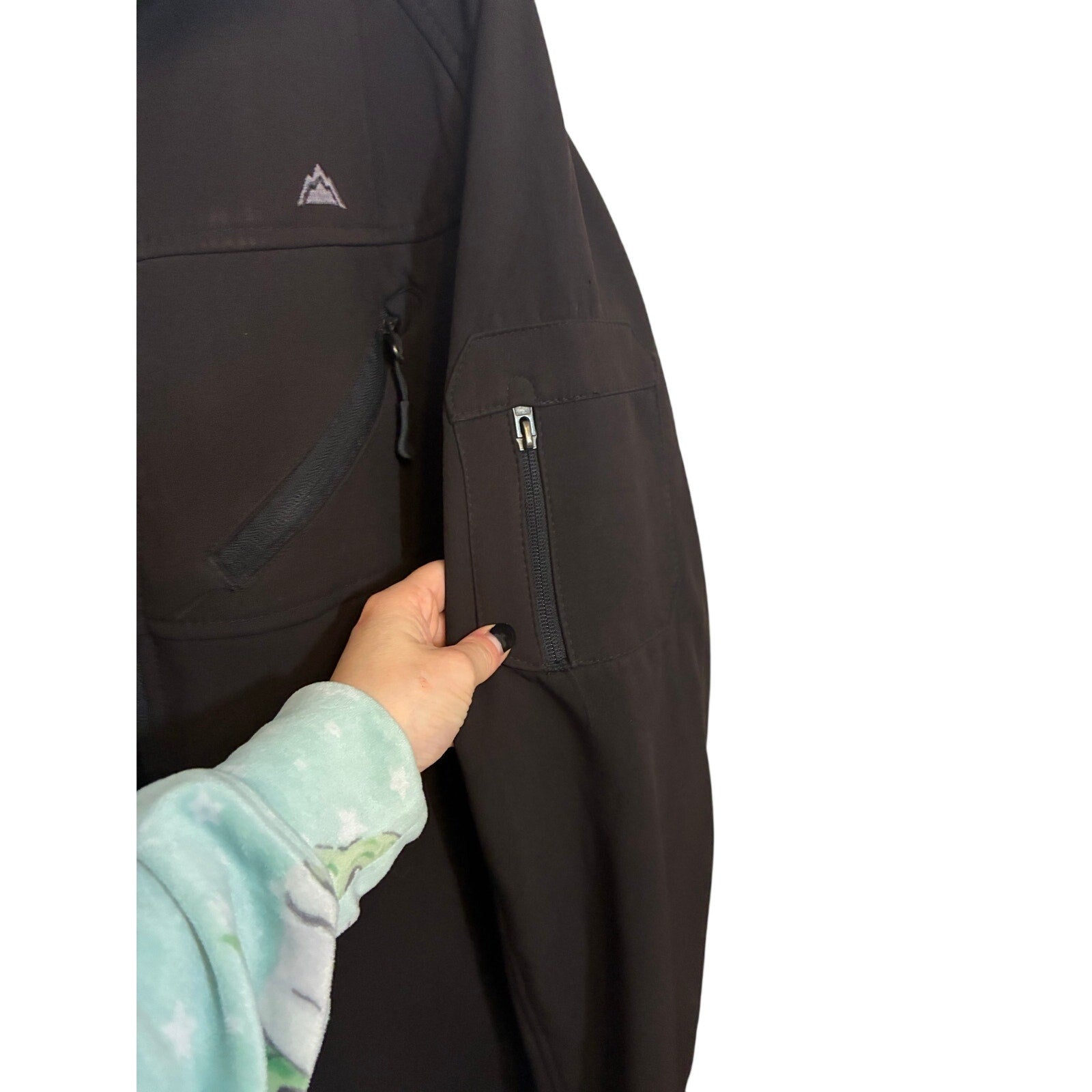 Snozu Performance Stretch-O-Rama Jacket Mens XL Black Full Zip Stretch Active