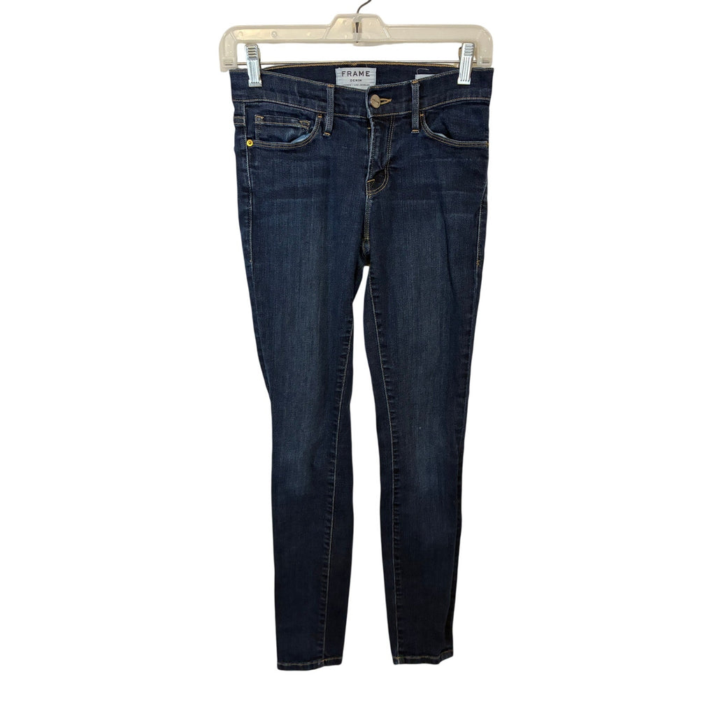 FRAME Le Skinny de Jeanne Size 26 Mid Rise Skinny Jeans Stretch Denim Women