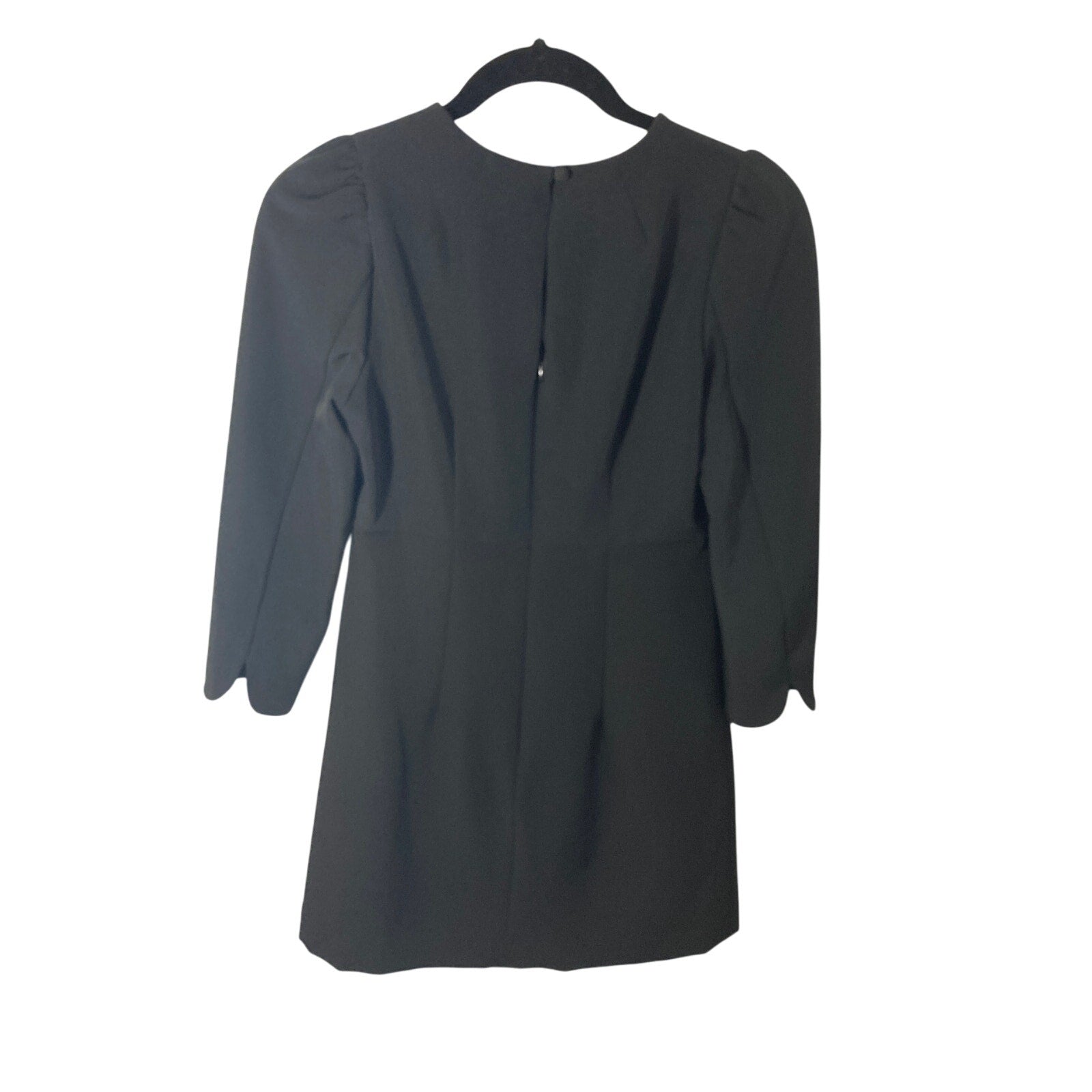 Milly Black Bodycon Formal Prom Homecoming Fancy Fitted Long Sleeve Dress SZ 2