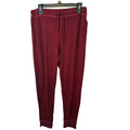 Good hYOUman x FabFitFun MiMi Sweatpants Burgundy L Everyday Basic Lounge Jogger