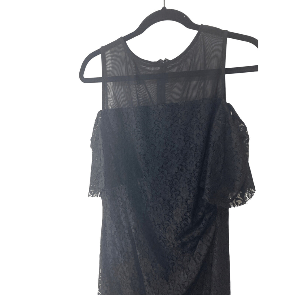 Chaps NWOT Sz 10 Women's Off Shoulder Lace Whimsygoth Preppy Dress