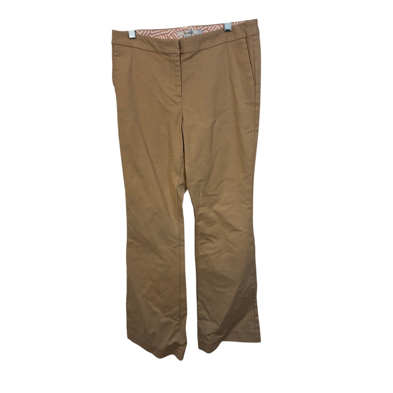 Boden Women's Khaki Pants Workwear Office Administrative Teacher Pants Sz 4P