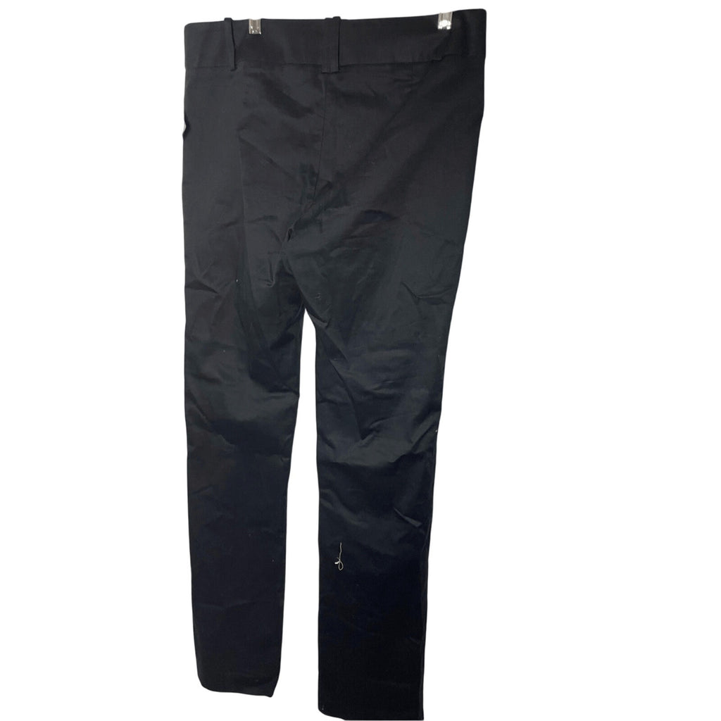NWT Zara Women's Cotton Black MidRise Career Wear Dress Slacks Sz 10 Business