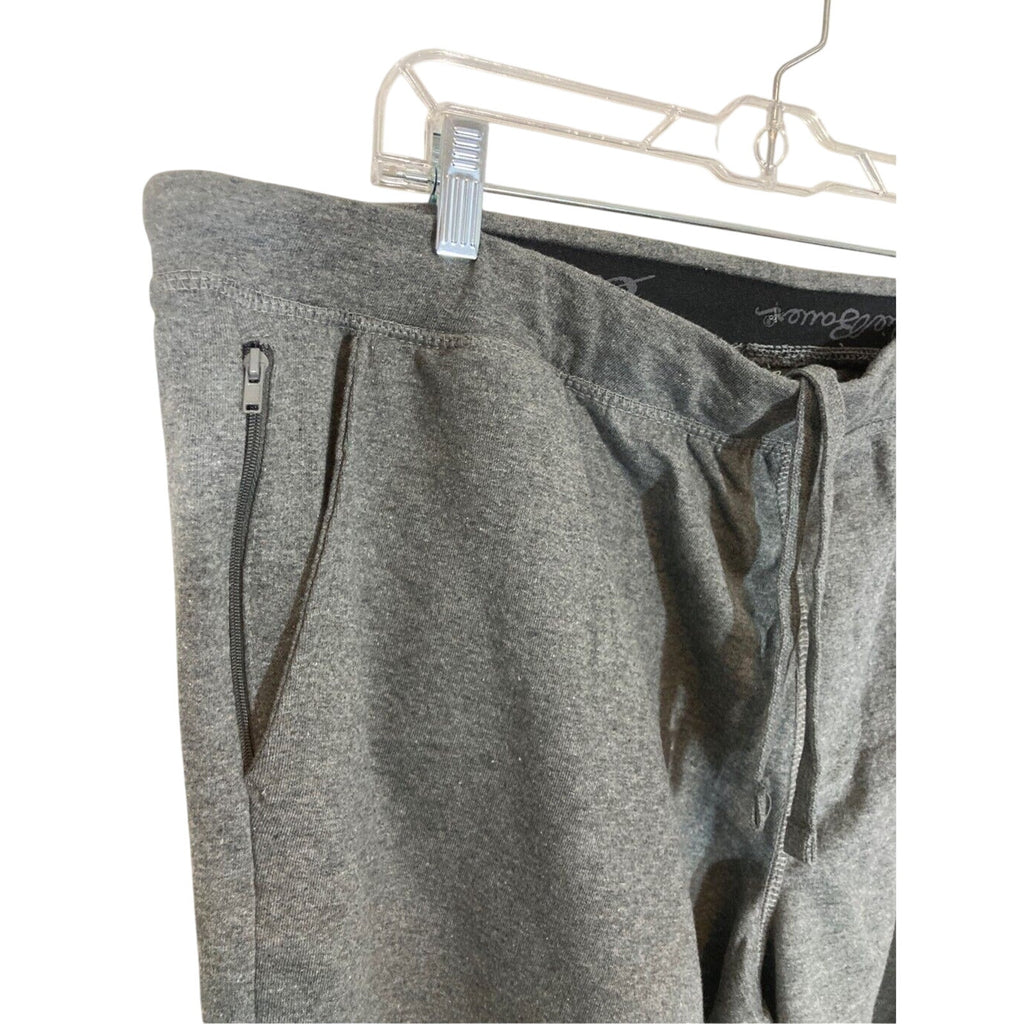 Eddie Bauer Men's XL Dark Charcoal Grey Sweat Casual Athletic Shorts