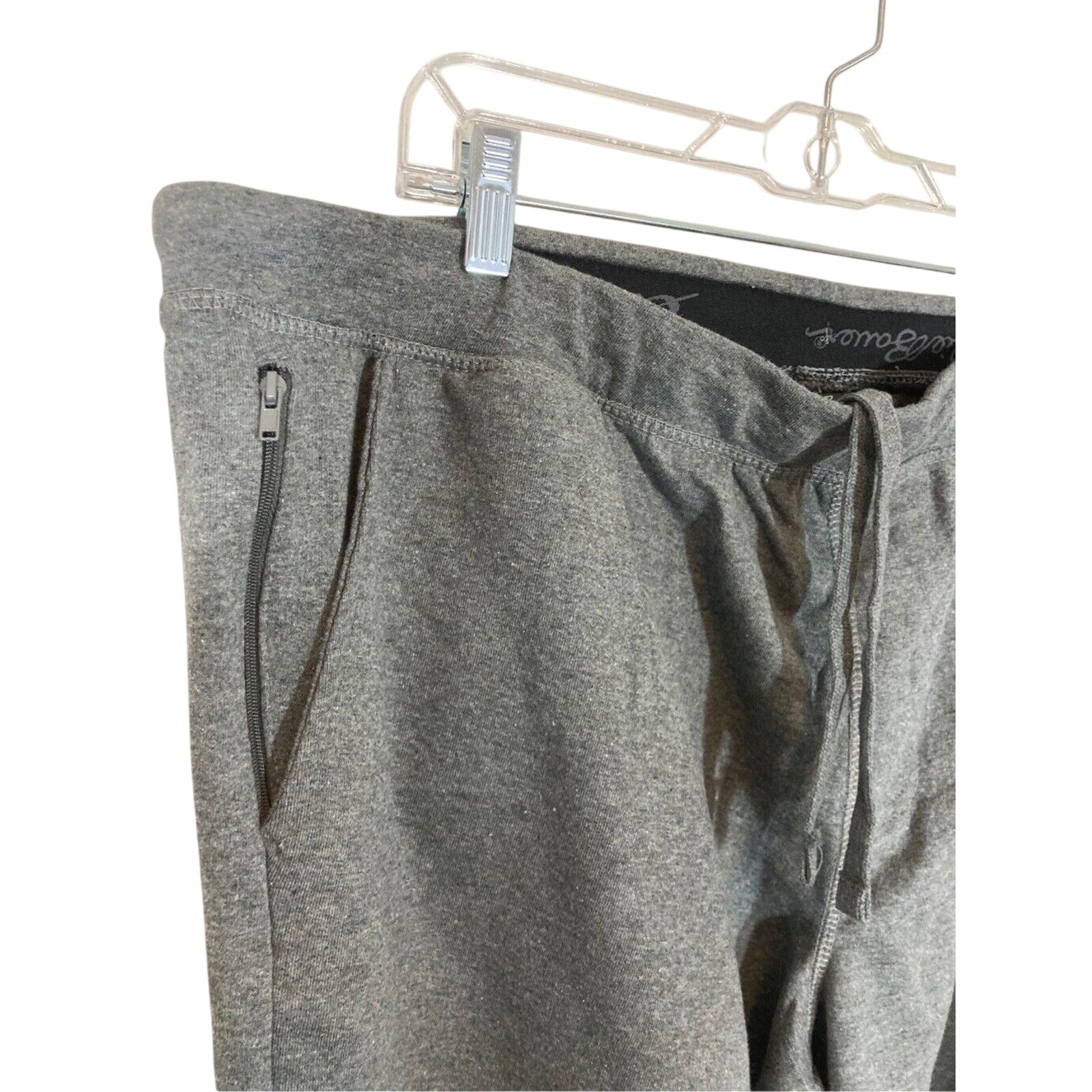 Eddie Bauer Men's XL Dark Charcoal Grey Sweat Casual Athletic Shorts