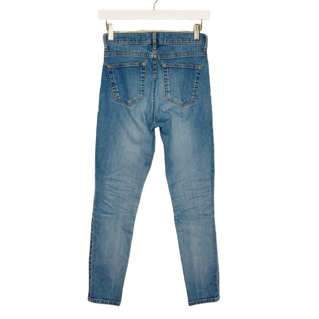 Everlane Medium Wash Skinny Jeans 25 Streetwear Minimalist Relaxed Comfy Casual