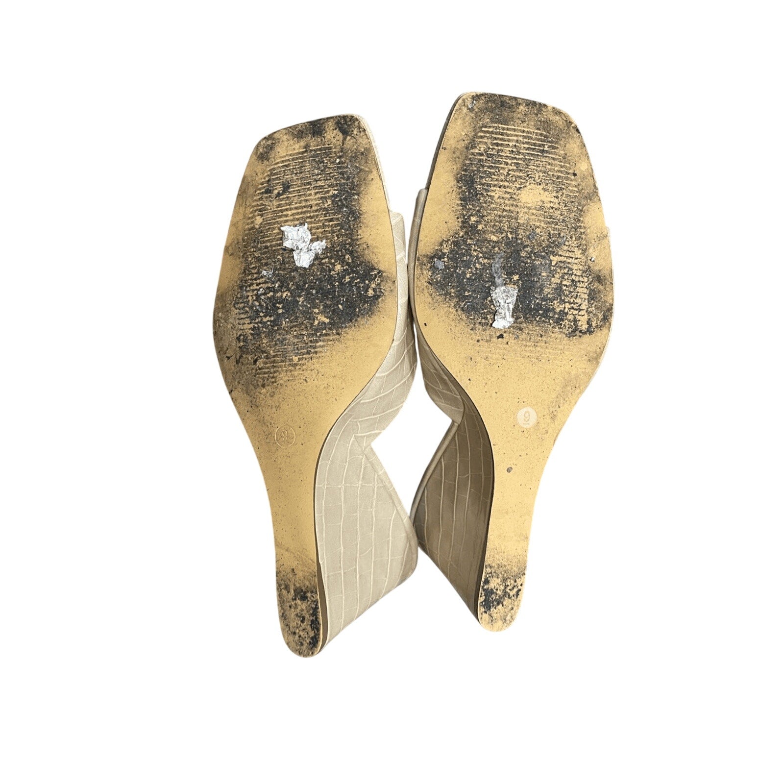 Journee Collection Women's Taupe Vivvy Wedge Slip On Open Toe Sandals