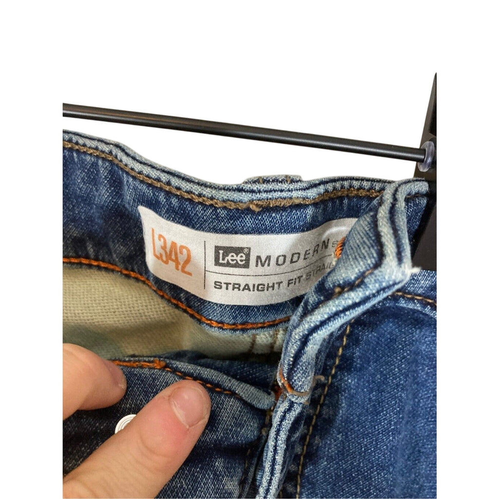 L342 Men's Lees Modern Casual Straight Leg Bootcut Jeans 40x32L