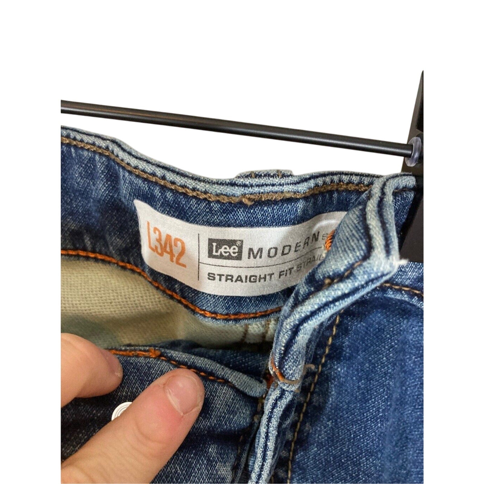 L342 Men's Lees Modern Casual Straight Leg Bootcut Jeans 40x32L