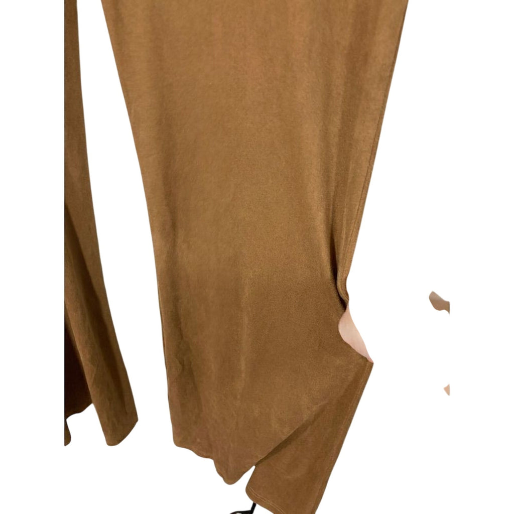 Copper Key High Rise XL Burnt Brown Bell Cowboy Rodeo Faux Suede Riding Pants