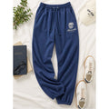 Abercrombie Blue Joggers Womens Small Academia Cozy Minimalist Lounge Sweatpants