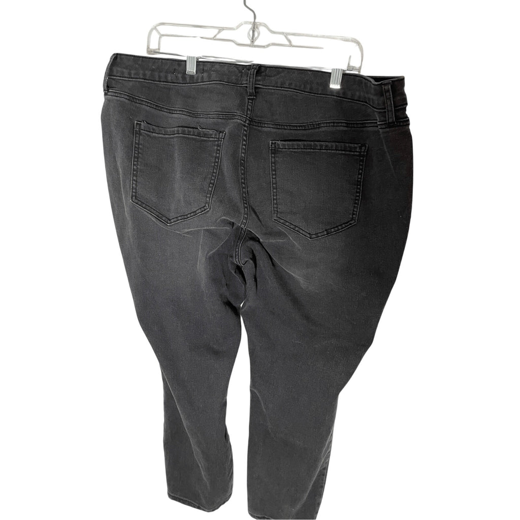 Wonderly Mid Rise Black Skinny Cropped SZ 18 Casual Denim Kidcore Teacher Denim
