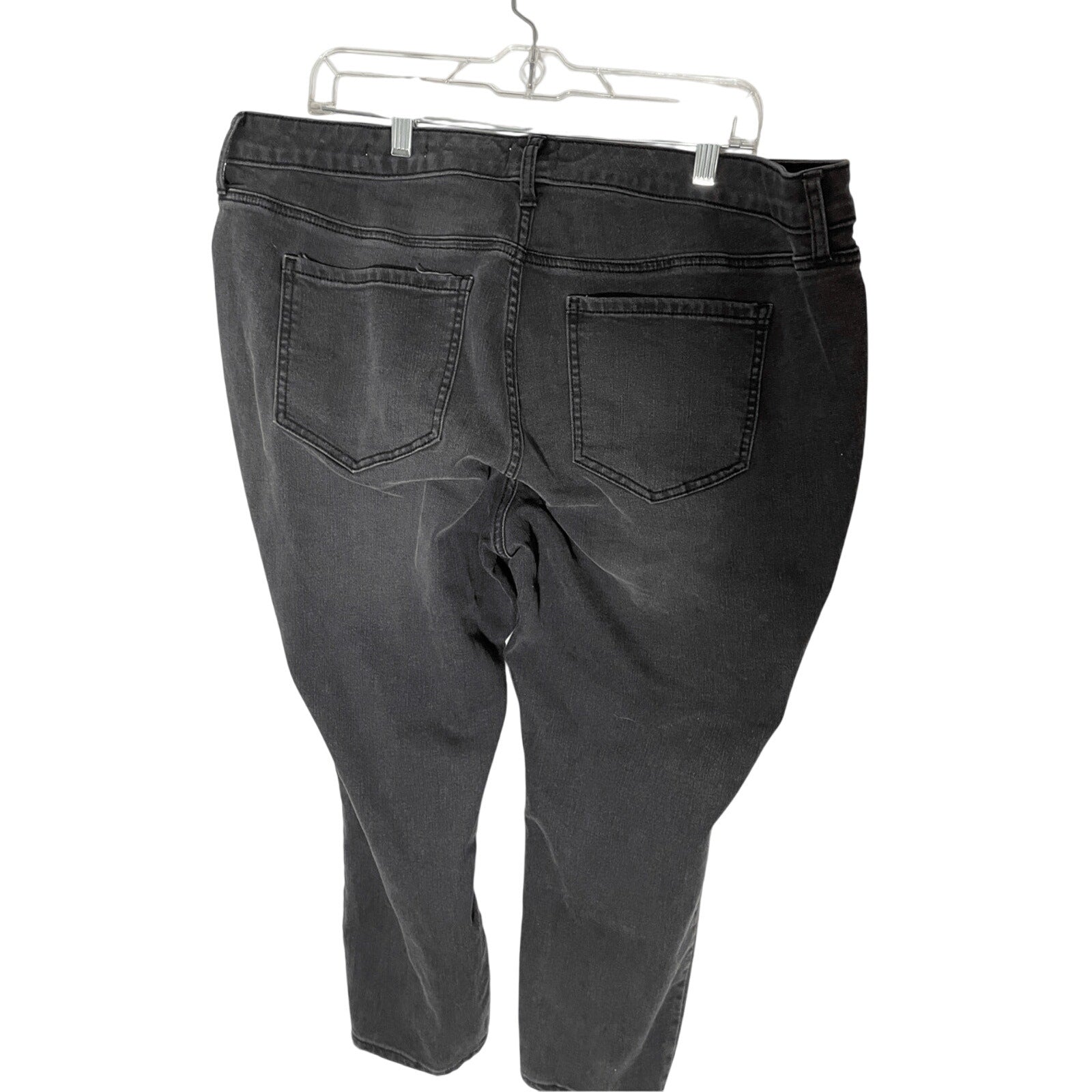 Wonderly Mid Rise Black Skinny Cropped SZ 18 Casual Denim Kidcore Teacher Denim