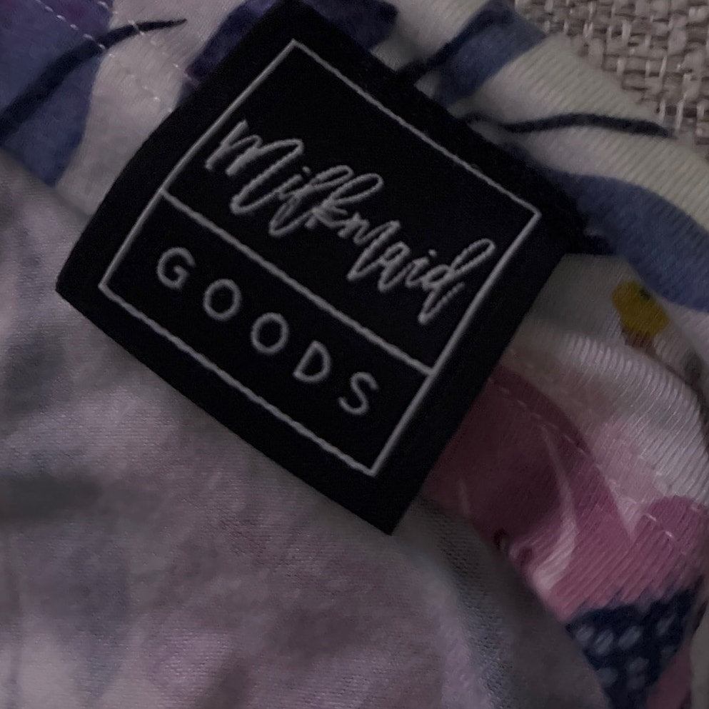 Milkmaid Goods Botanical Floral Duster Robe Cottagecore Lounge Kimono M Scandi