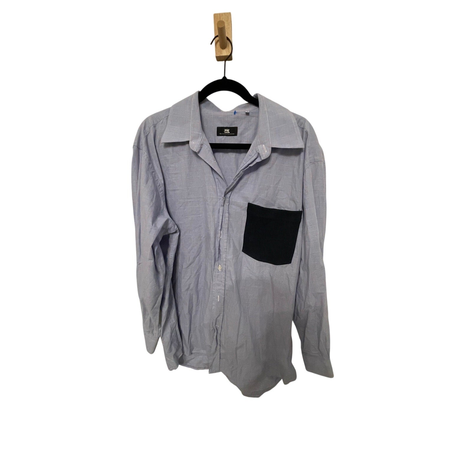 Massimo Cecchini Pinstripe Old Money Quiet Luxury Country Club Dress 18 Button