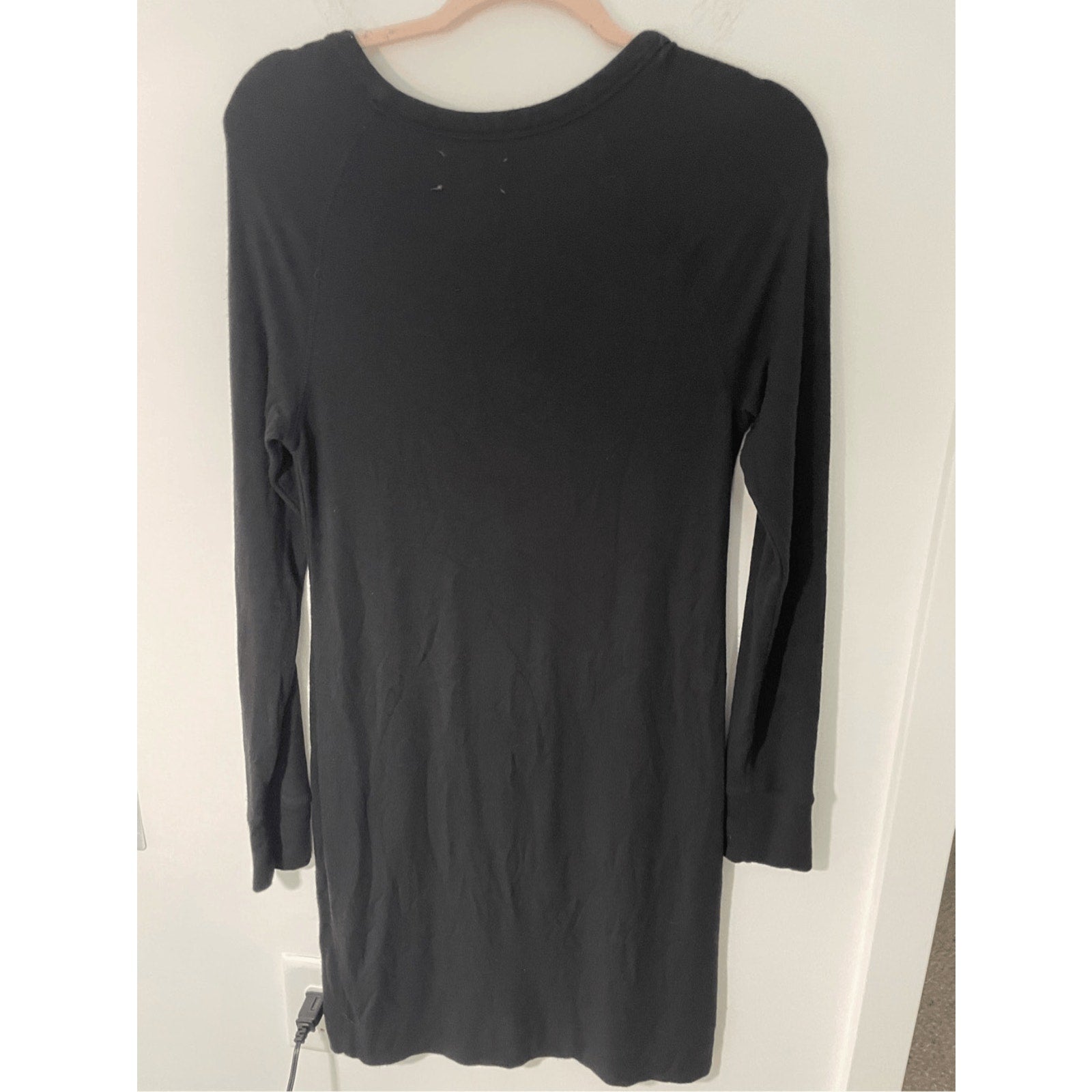 LOU & GREY Women's Long Sleeve Crew Neck Whimsy Goth Emo Punk Goth Dress S Black