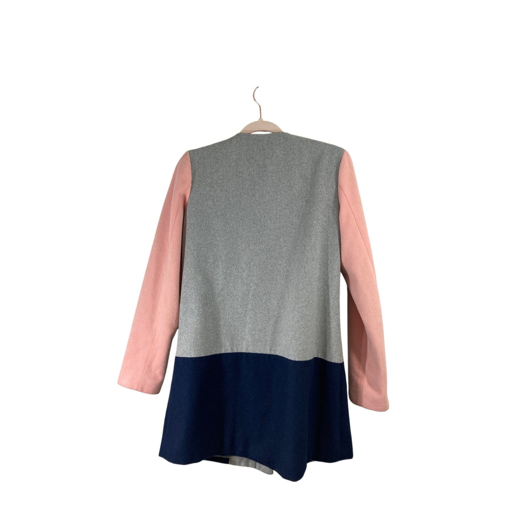 Sabine Women's Minimalist Colorblock Trench Coat  Medium
