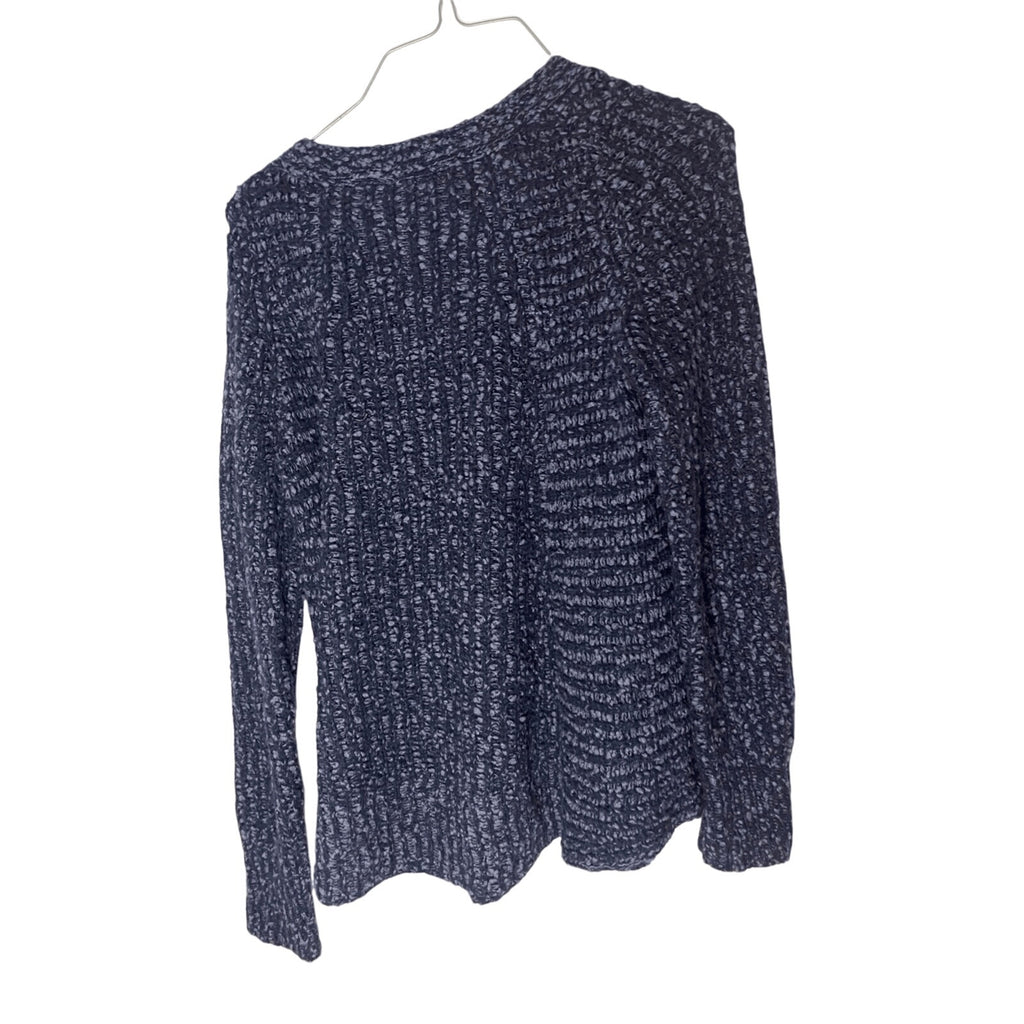 Moth Anthropologie Women's XS Navy Wool Sweater Cozy Coastal Grandma Nomadic