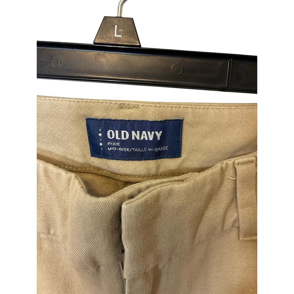 Old Navy Pixie Pants Women’s Size 4 Tan Khaki Chino Workwear Office