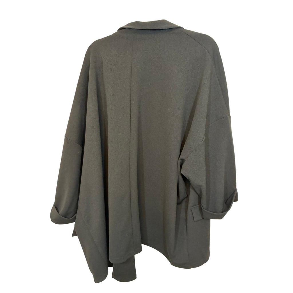NWT ASOS Black Jacket Womens Black Long Sleeve Jersey Staple Career Business 22