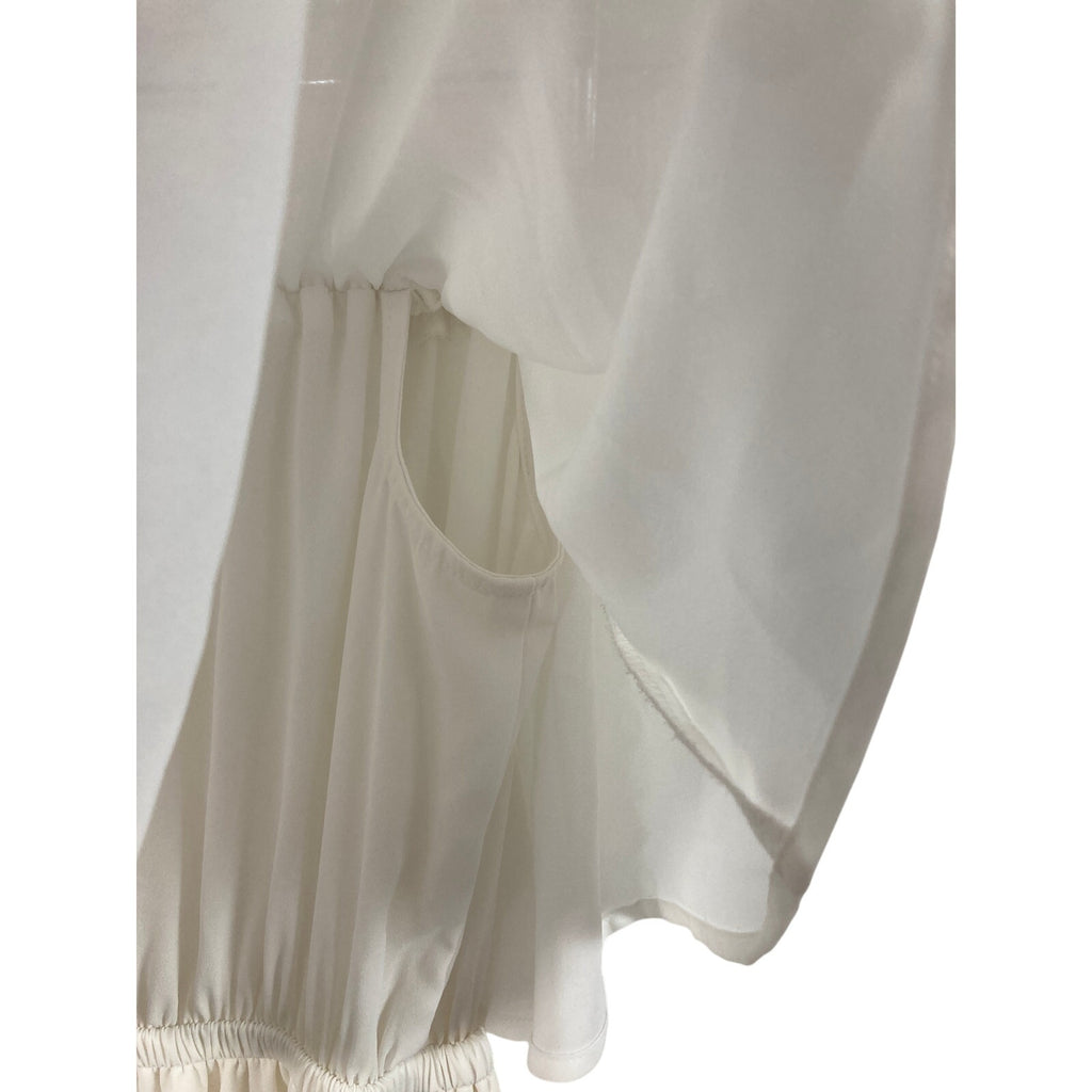 Show Me Your Mumu XS Off Shoulder White Maxi Hacienda Dress