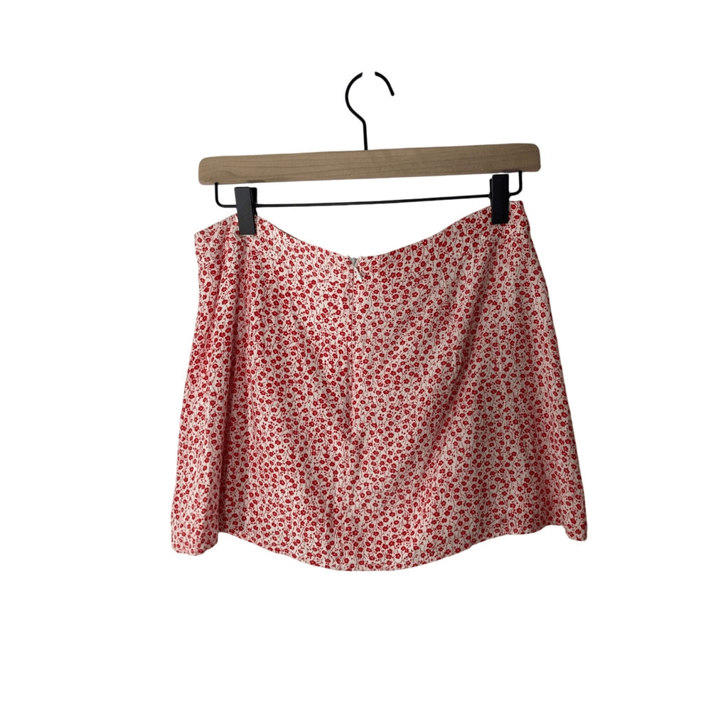 Anna Grace Y2K Printed Mon Cheri Floral Cherry Girl Mini Skirt Y2K Softcore