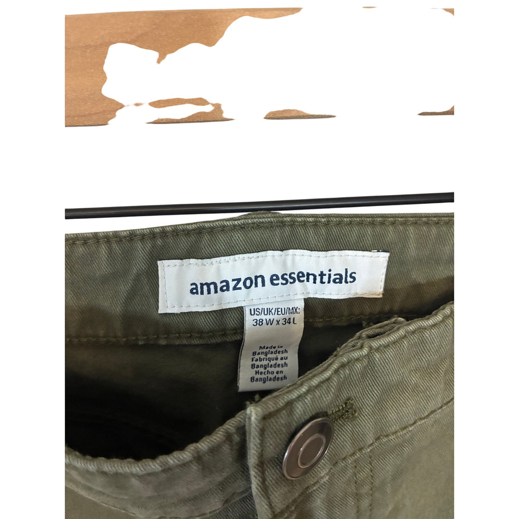 Amazon Essentials Men's 5-Pocket Stretch Twill Casual Pants Olive 38wx34L
