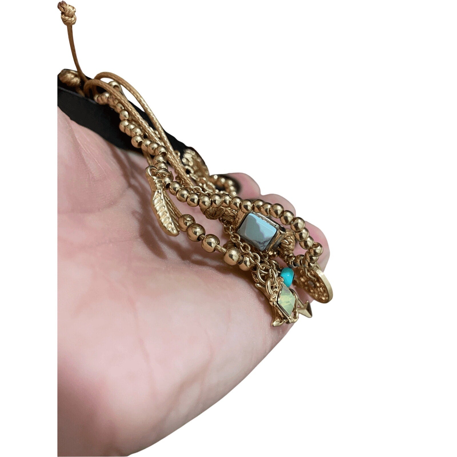 NWT Bangle Gold Mythical Bundle of Charmed Bracelets Western Boho Fairy Jewlery