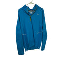 Saucony Mens 1/4 Zip Running Pullover XL Blue Performance Gorpcore Utility
