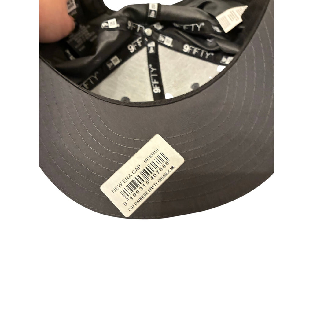New Era 9FIFTY Dainese Snapback Cap Anthracite M/L Adjustable Hat New Black Gray