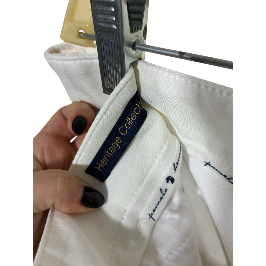 Pamela Henson Heritage Collection Soho White Equestrian Riding Pants Stained 10