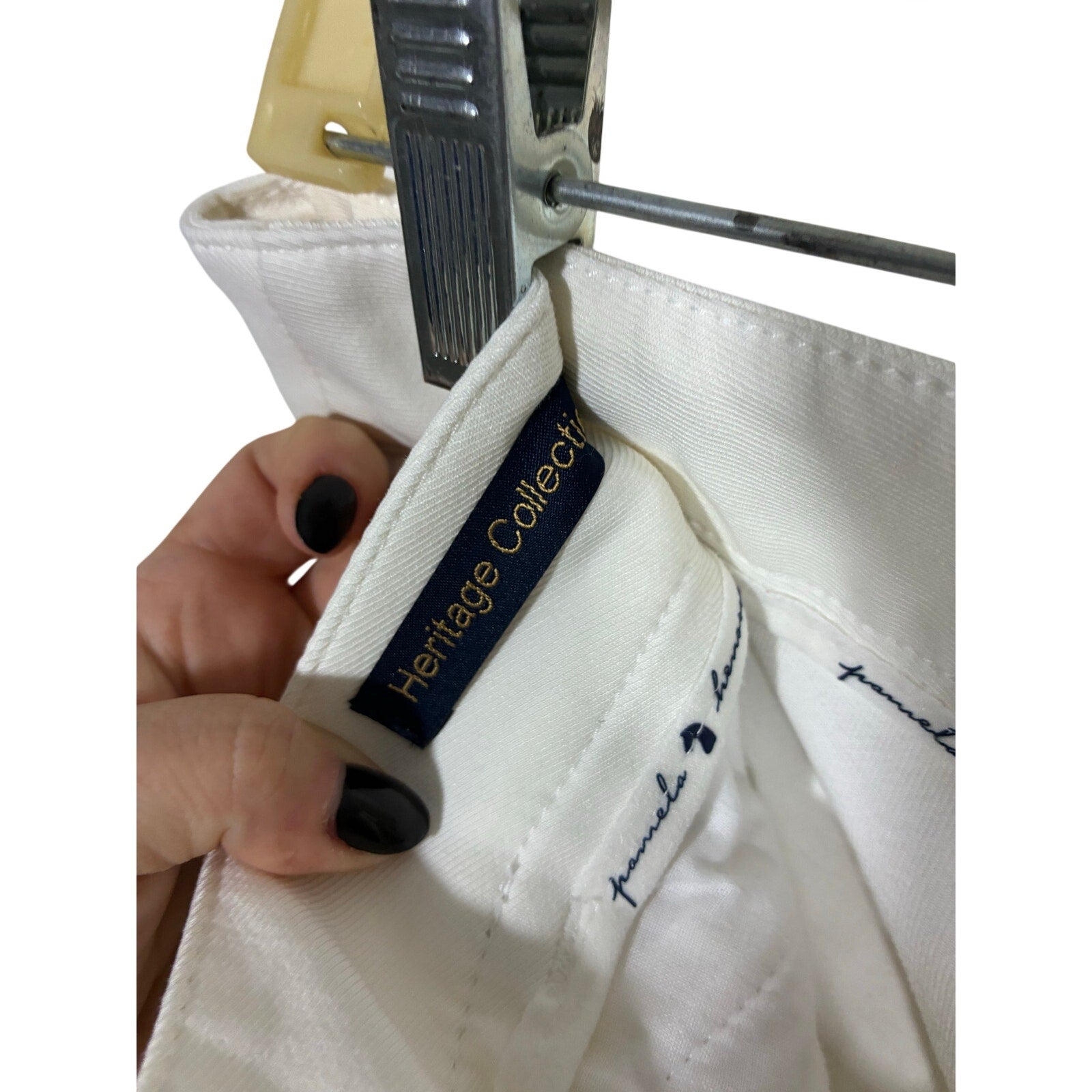 Pamela Henson Heritage Collection Soho White Equestrian Riding Pants Stained 10