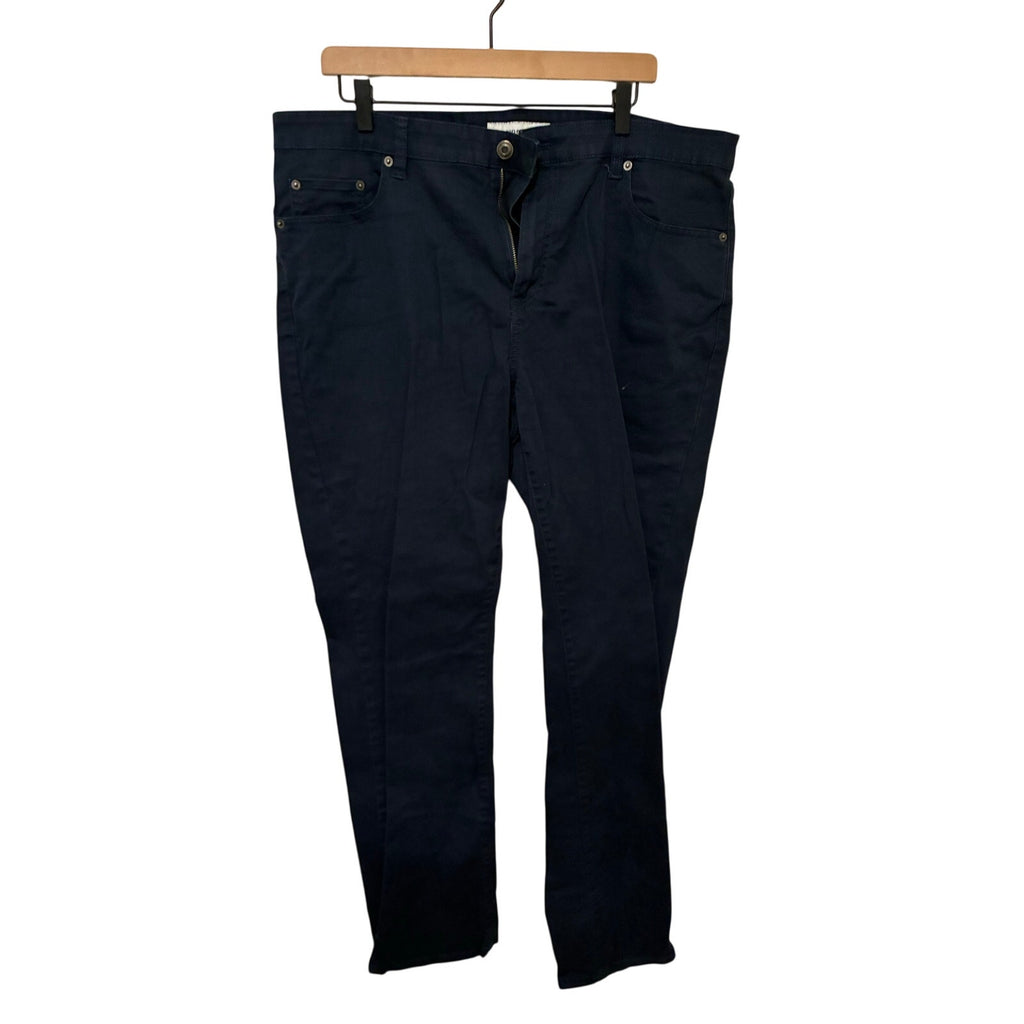Amazon Essentials Navy Slim Fit 5 Pocket Pants Casual Stretch Chino Men’s 38x34