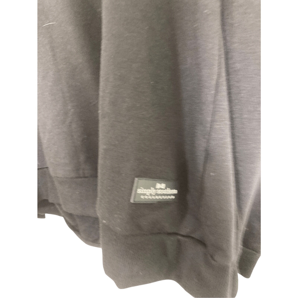 Simply Southern M Cowl Neck Women's Hoodie Preppy Minimalist Loungewear Pilates