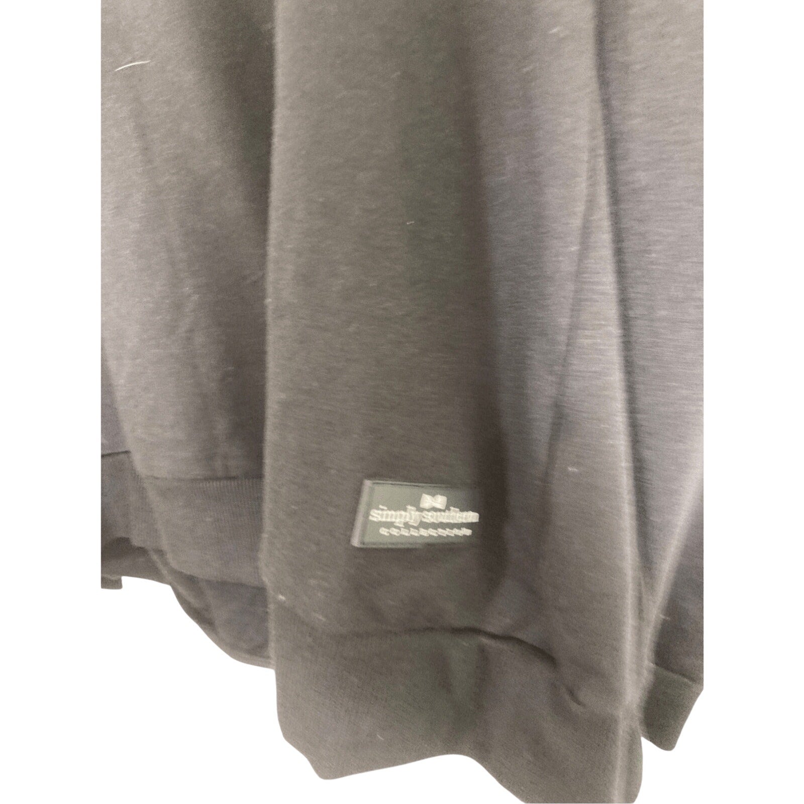 Simply Southern M Cowl Neck Women's Hoodie Preppy Minimalist Loungewear Pilates