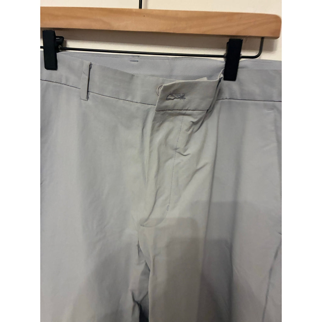 Gap Hybrid Slim Khaki Pants Gray Performance Golf Casual Travel Men’s 36x34