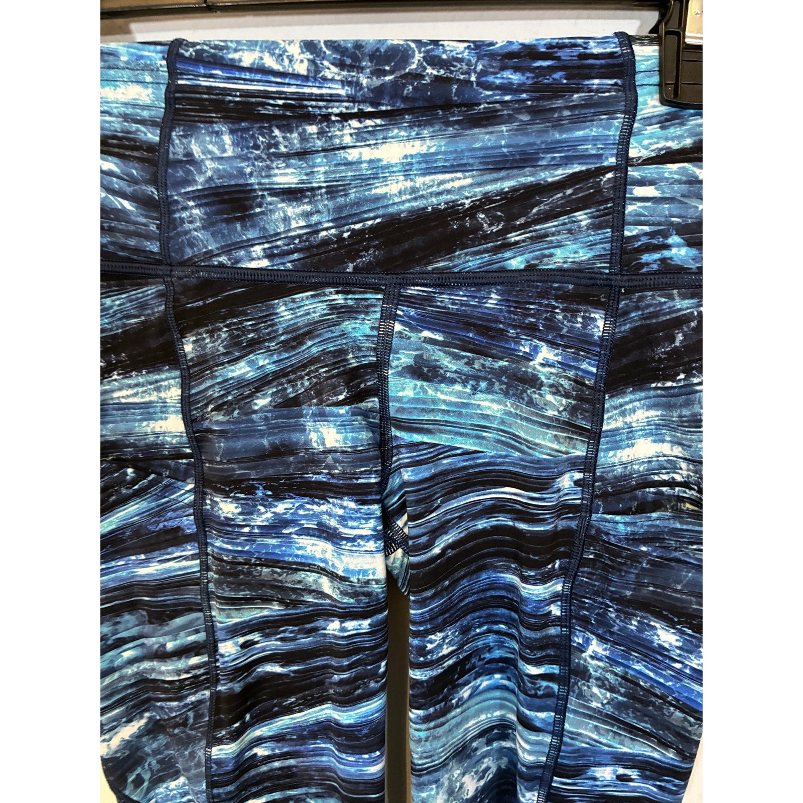 Lululemon Fast Free Speed Crop II Nulux Shorelines Leggings 4 Gorpcore
