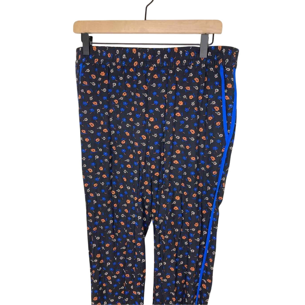Madewell Floral Bloomcore Loungewear Lagenlook Navy Loose Fit Joggers