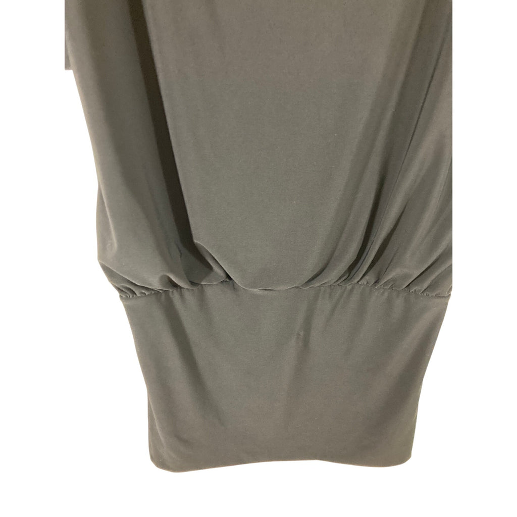White House Black Market Oversized Black Tunic Wrap Dress XXS