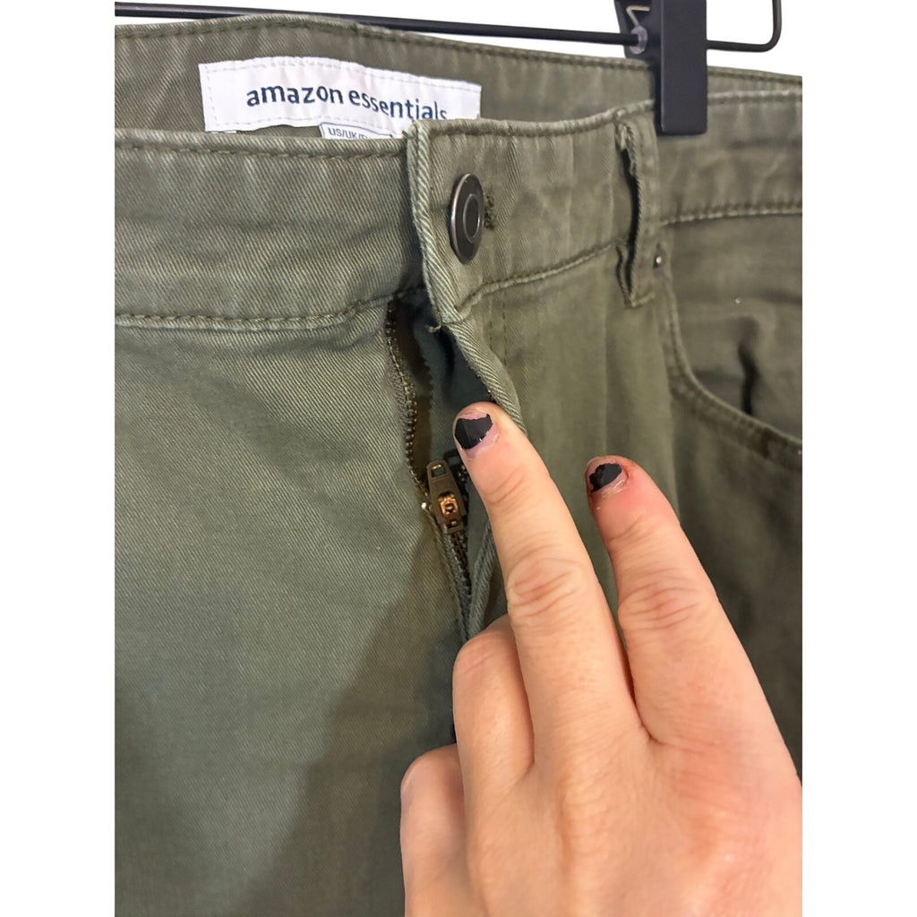Amazon Essentials Men's 5-Pocket Stretch Twill Casual Pants Olive 38wx34L