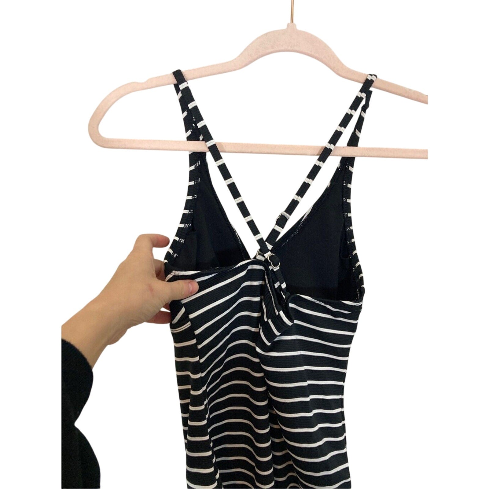 Catalina Vintage Women's Curvy Striped Adjustable Retro Pin Up One-Piece