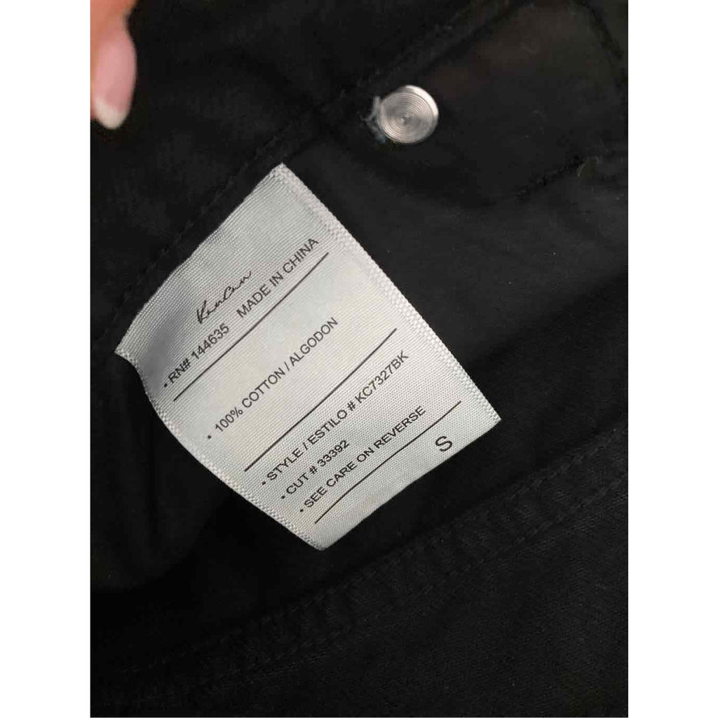 Kancan Distressed  Grunge Emo Black High Rise Mom Jean Shorts