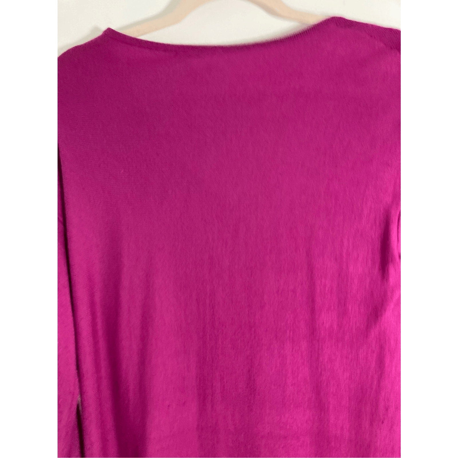 Soft Surroundings Oversized Fuschia Pink Cashmere Sweater Tunic