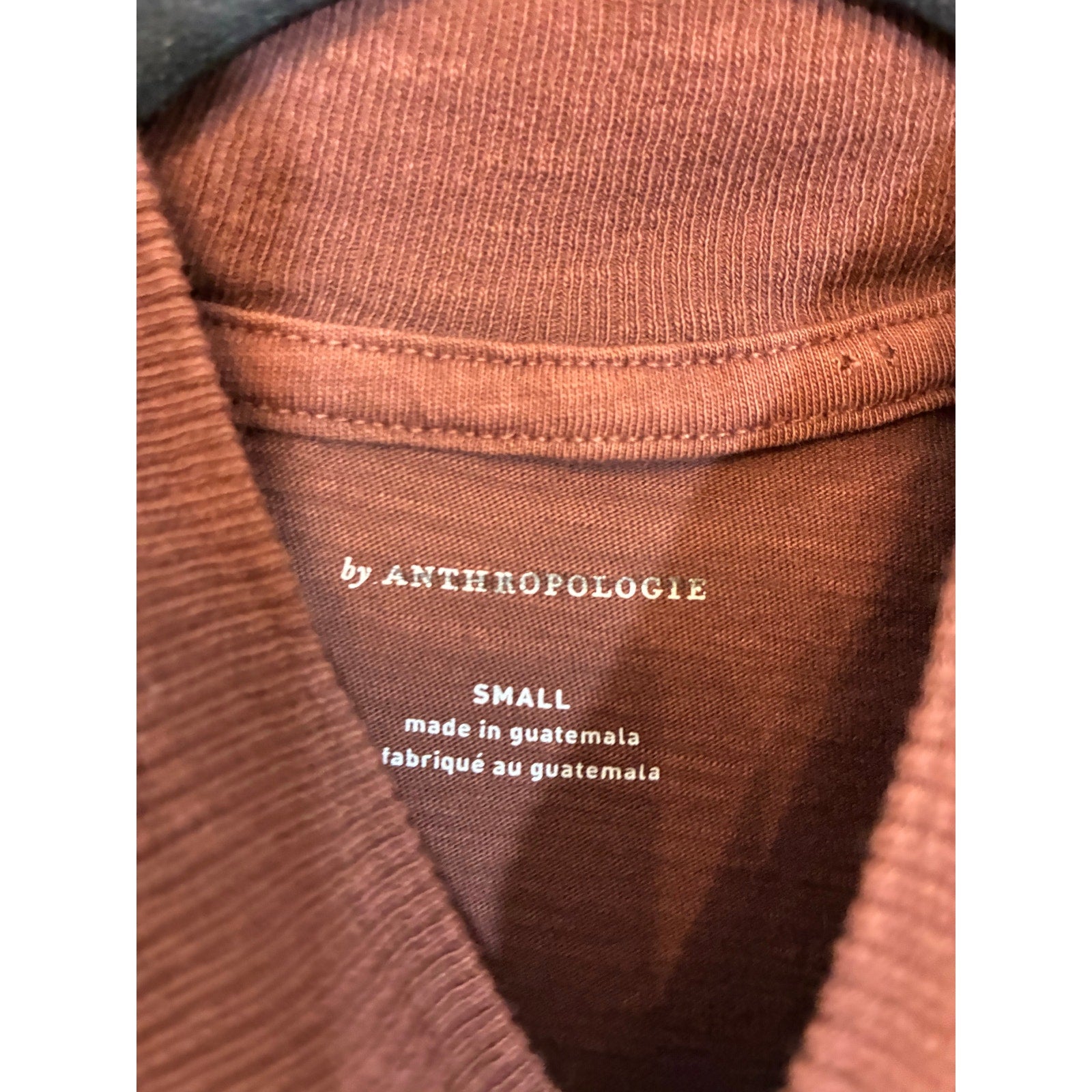 Anthropologie Womens Brown Red Jia Seamed Mock Neck Tank Top Sleeveless Small