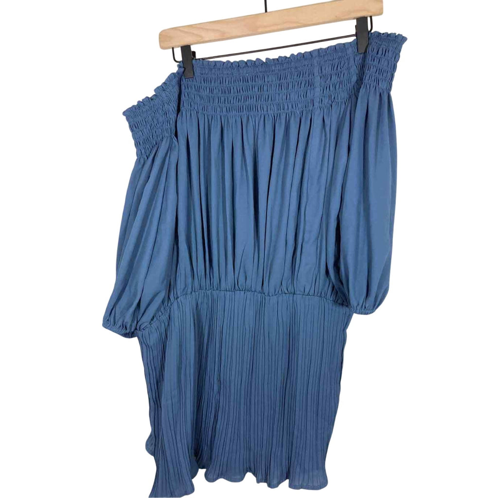 Blue Ruffled Her Entire Name Is Grace Whimsical Fairycore Romper