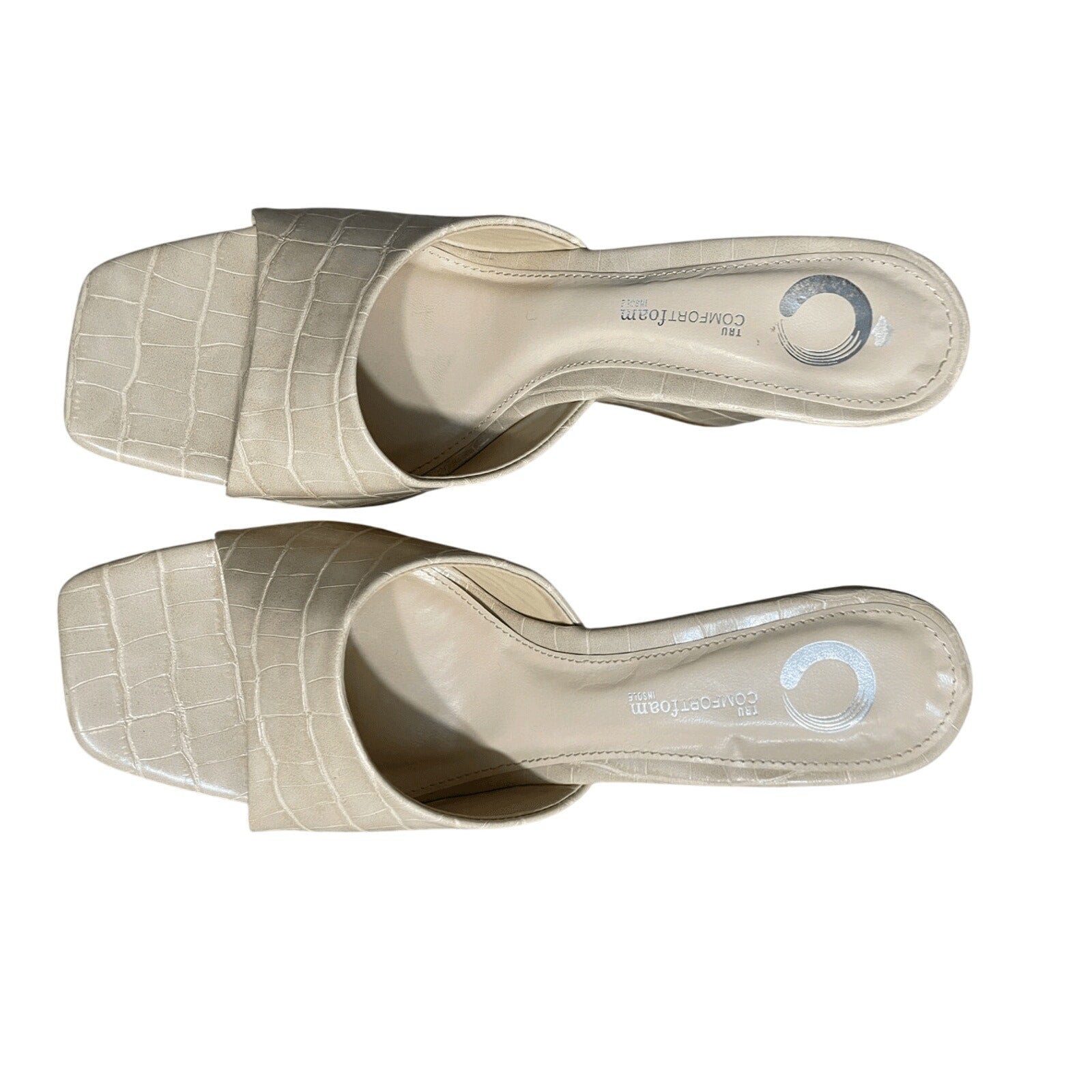 Journee Collection Women's Taupe Vivvy Wedge Slip On Open Toe Sandals