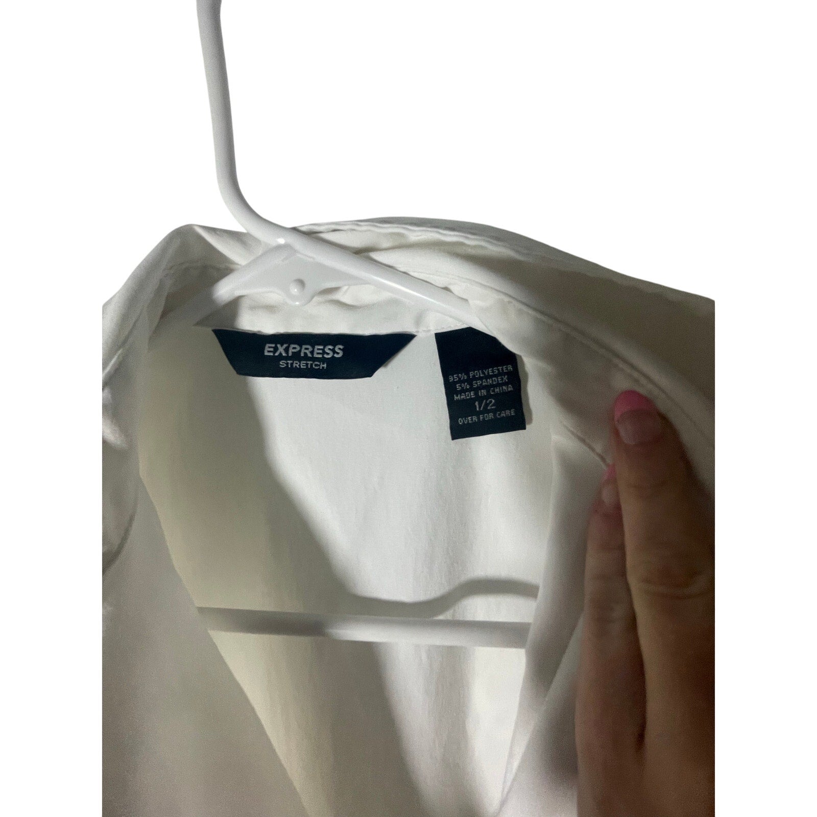Express Stretch Old Money Diana  Sleeveless White Blouse Quiet Luxury Modest