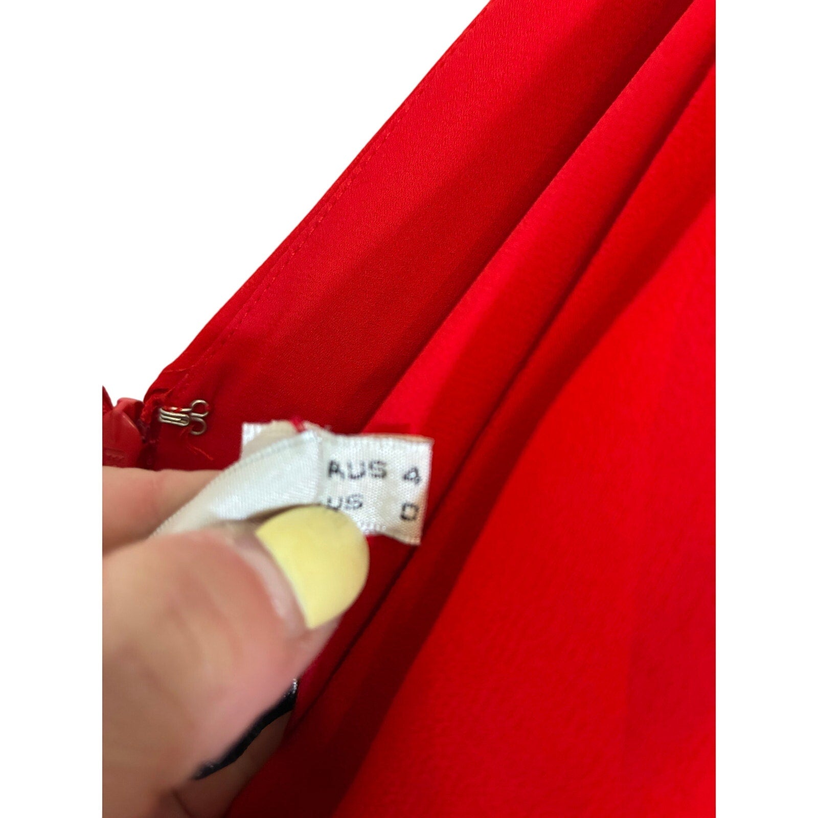Revolve Fame and Partners Red Asymmetrical Ruffle Jumpsuit Glam Event Wedding 0
