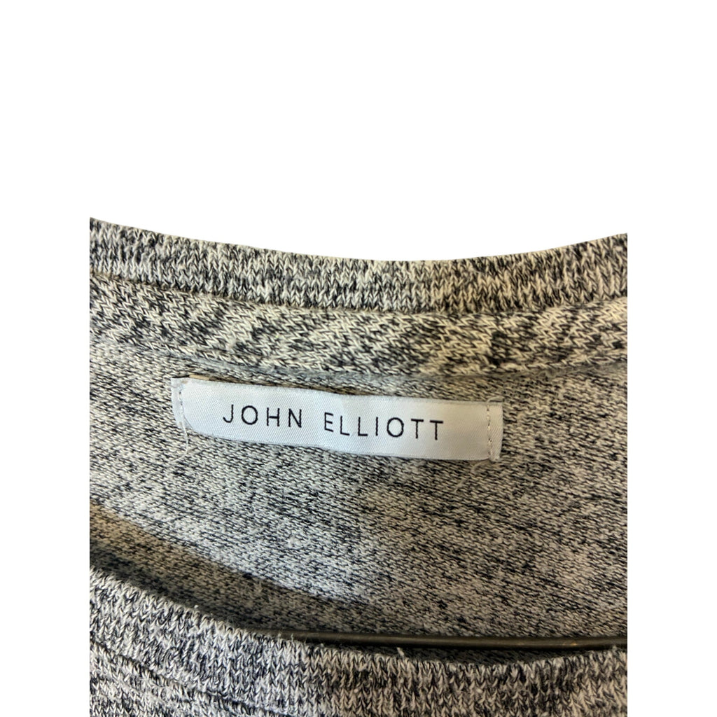 John Elliott Co-Mix Mercer Tee Gray Mens XXL Size 5 Luxury Minimalist T-Shirt