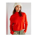 Free People Aubrey 100% Cashmere Turtleneck Sweater Soft Luxe Knit Small Preppy